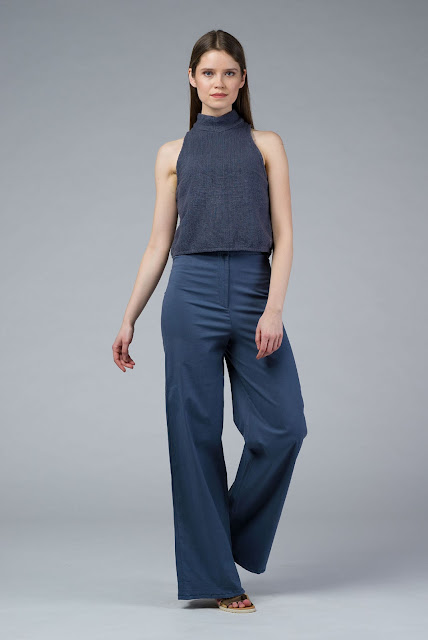 DIONE: Hand Woven Alloy Crop Top DIONE: Hand Woven Alloy Crop Top
