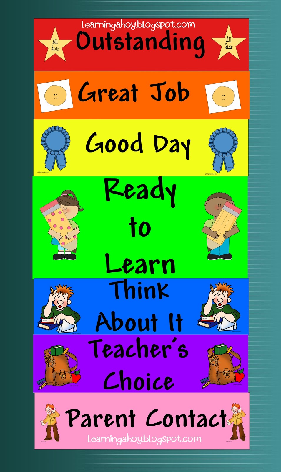 Behavior Chart Freebie Behavior Chart Freebie