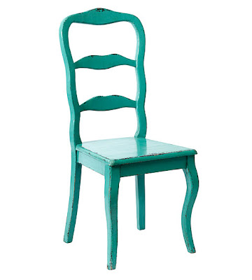 Sillas turquesas para el salón