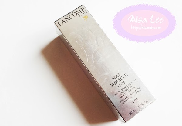Lancome Mat Miracle 24h Foundation Review Misaraisu Bloglovin