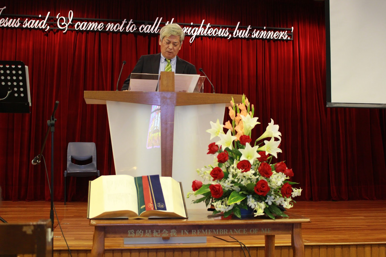 ijcsen Confession of Faith and Baptism service on Easter