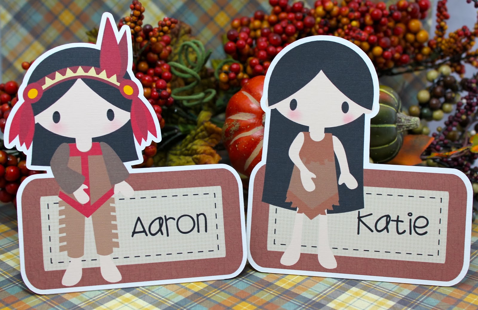 SVG Cutting Files: Thanksgiving Place Cards