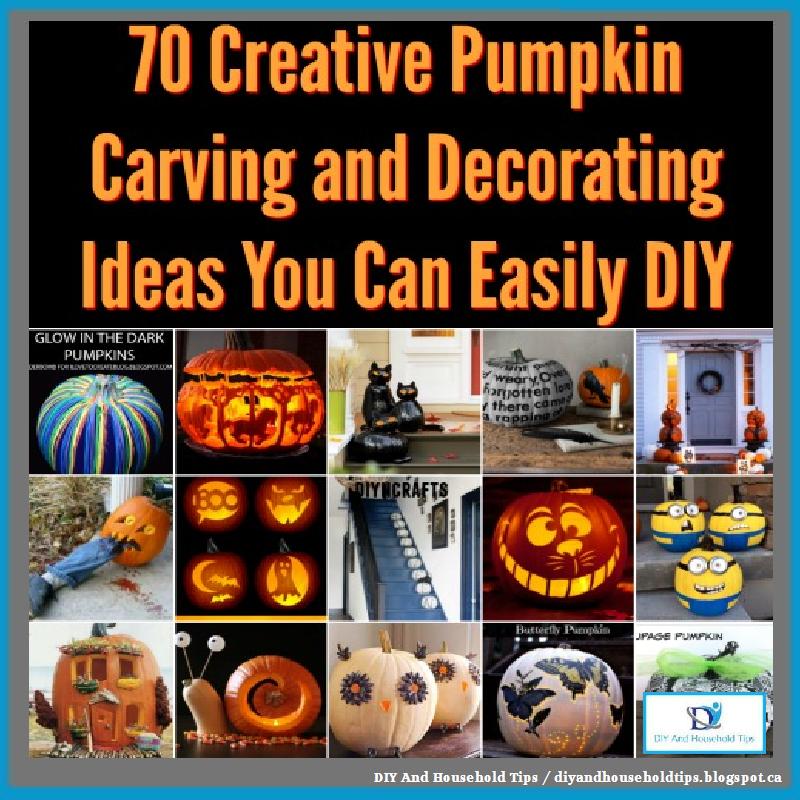 DIY And Household Tips: 70 Creative Pumpkin Carving and Decorating ...