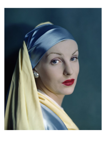 Vogue 1950, Women, Fashion, WWD, Girl With Pearl Earring, Vintage