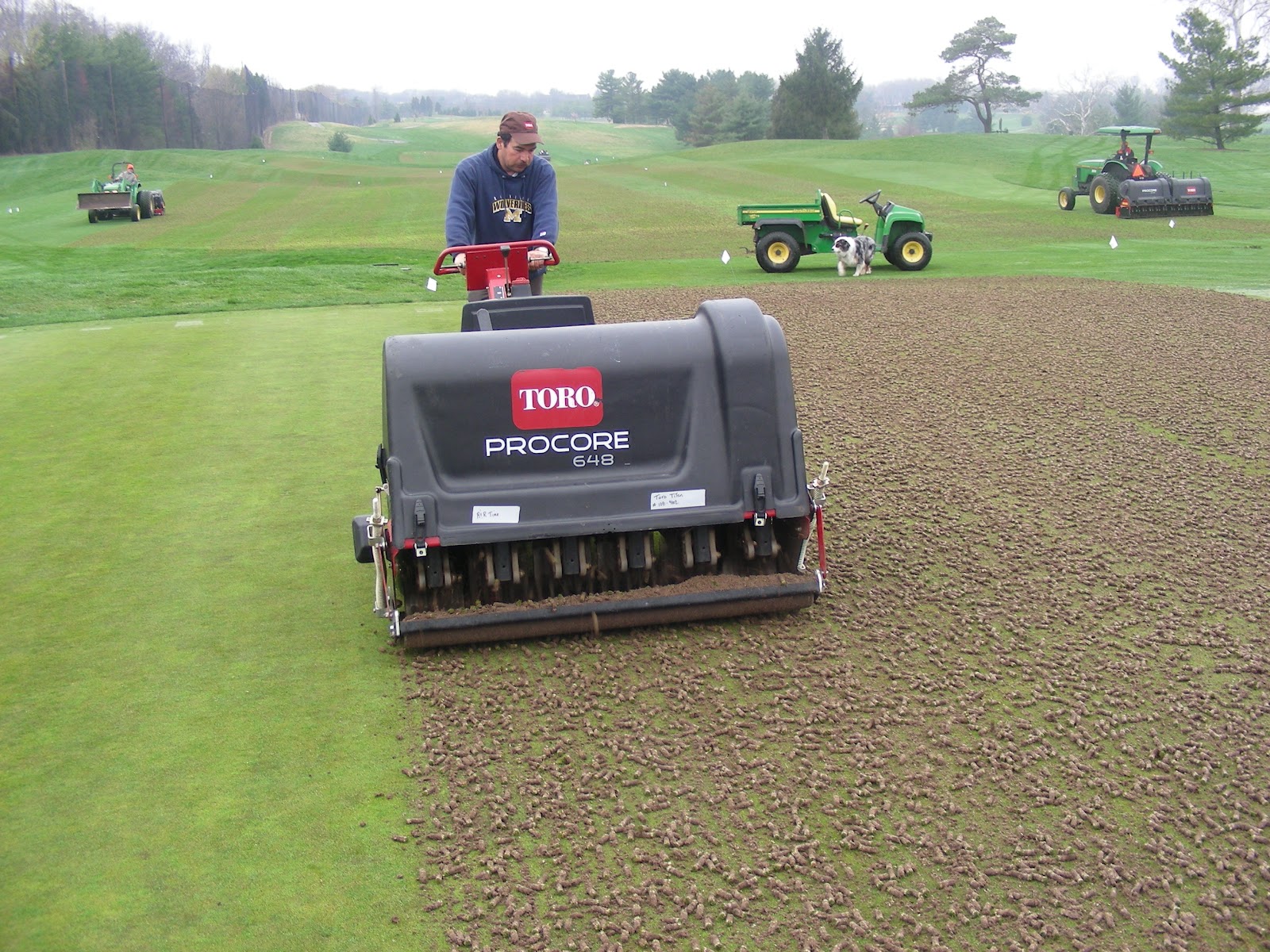Montgomery County Golf Aeration time and an early spring?