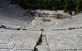 Península del peloponeso. Anfiteatro de Epidauro.