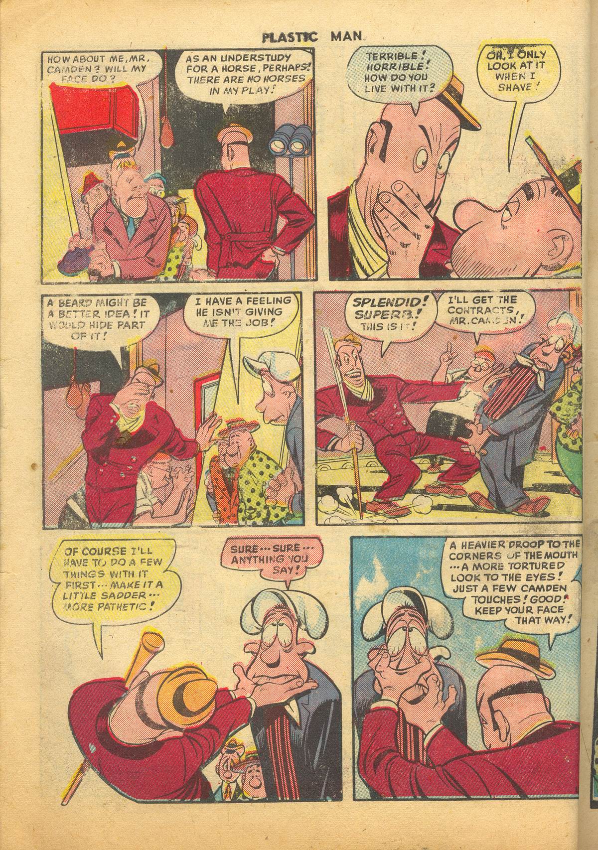 Read online Plastic Man (1943) comic -  Issue #20 - 6