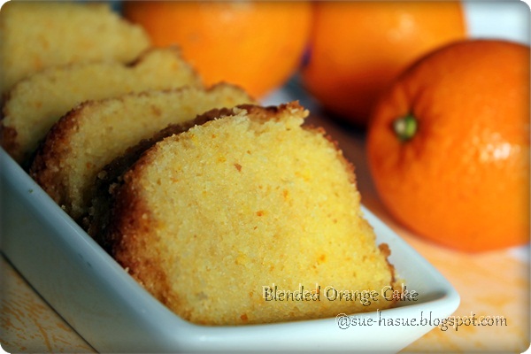 HaSue: I Love My Life: Resepi: Blended Orange Cake