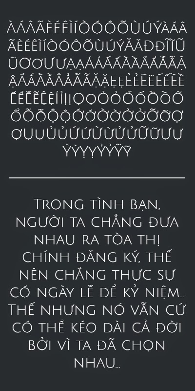 [Sans-serif] Julius Sans One Regular Việt hóa