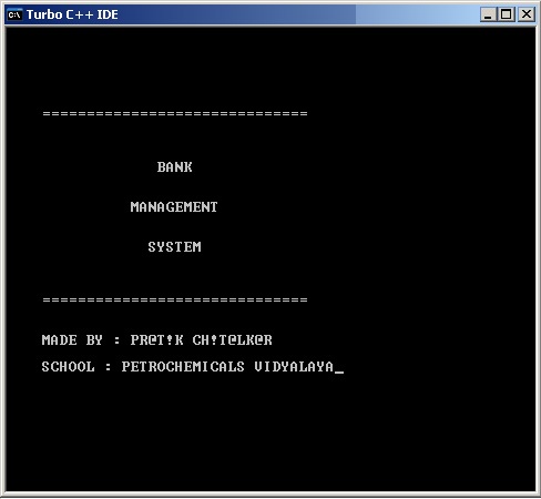 MY LIFE AND ME.....: MY 12TH STANDARD C++ PROGRAM......ON........ FIXED ...