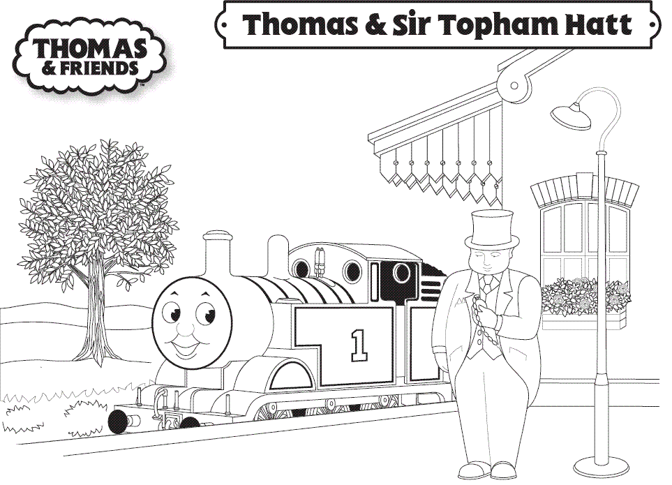 Krafty Kidz Center Thomas The Train Coloring Sheets