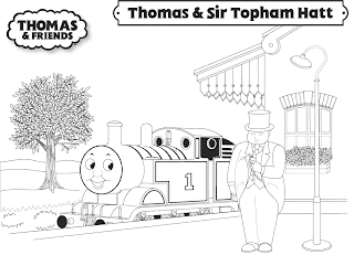 Krafty Kidz Center: Thomas the train coloring sheets