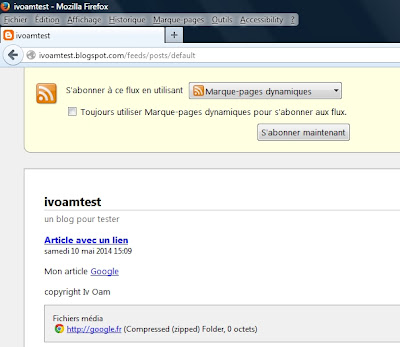 flux rss mozilla
