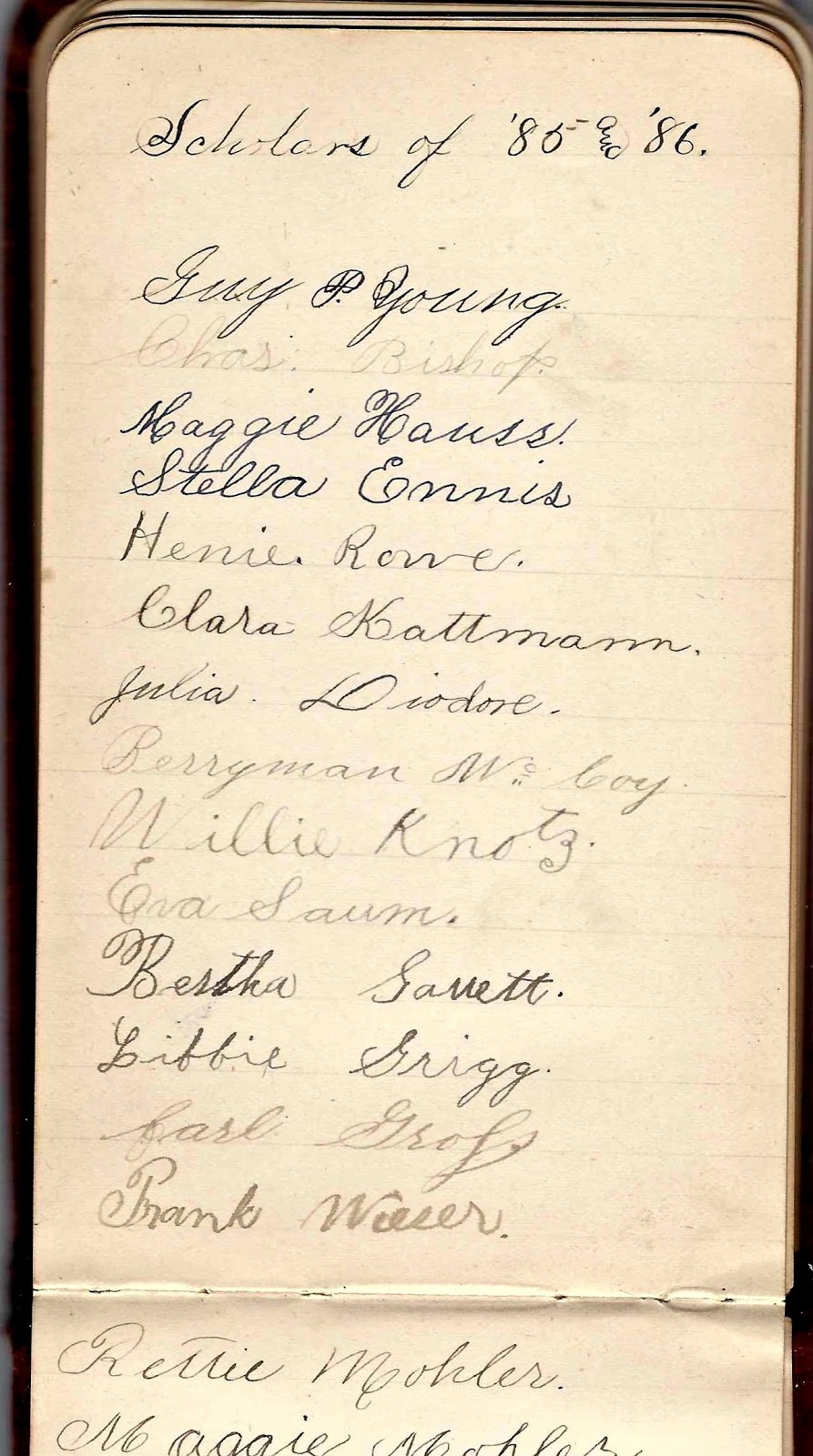 Heirlooms Reunited: 1880s Autograph Album of Henrietta B. Cooper of St ...