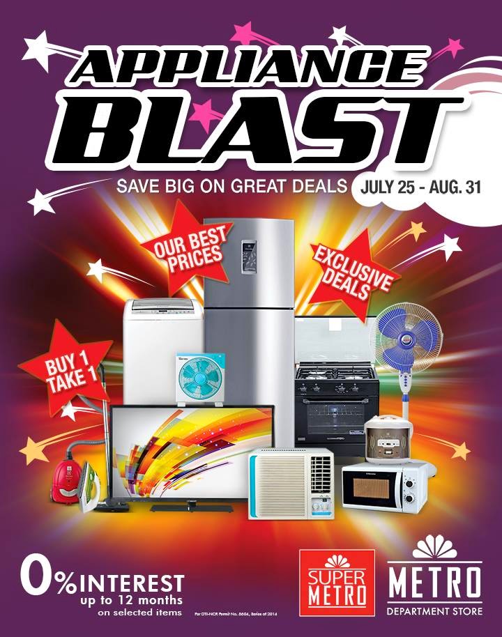 Manila Shopper Metro Stores Appliance Blast JulyAug 2014