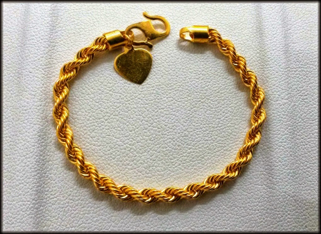 18 Gelang Emas Rantai Bayi Paling Baru