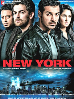 New York (Hit movie released in 2009) - Starring John Abraham, Katrina Kaif, Neil Nitin Mukesh, and Irrfan Khan