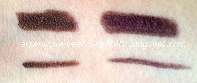 Kiko Double Glam Eyeliner #09 Plum & Wood swatch