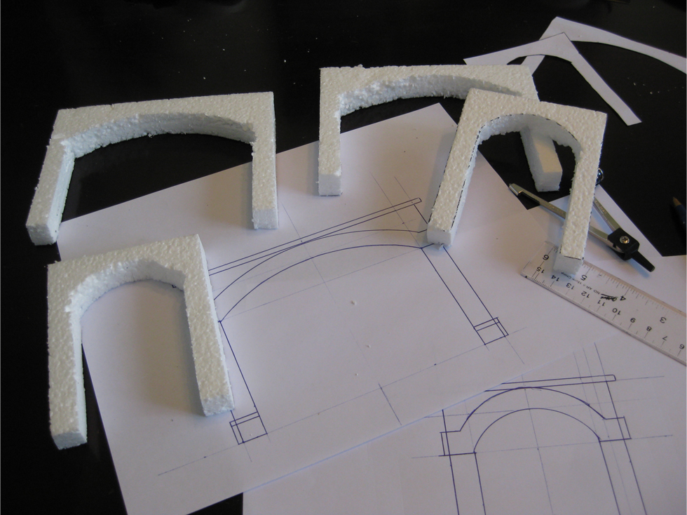 TY'S MODEL RAILROAD: Tunnel Portals from Scratch