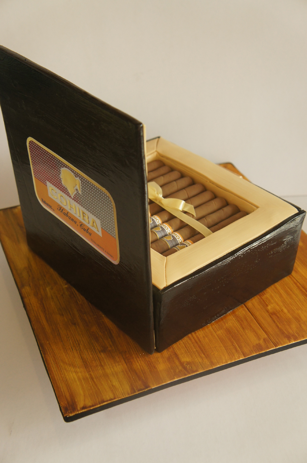Miss Shortcakes Cohiba Cigar Box Cake