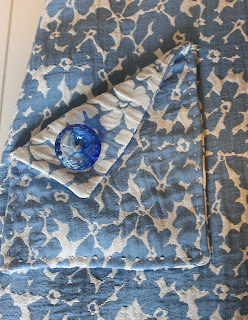 Gertie's New Blog for Better Sewing: Blue Brocade Day Dress