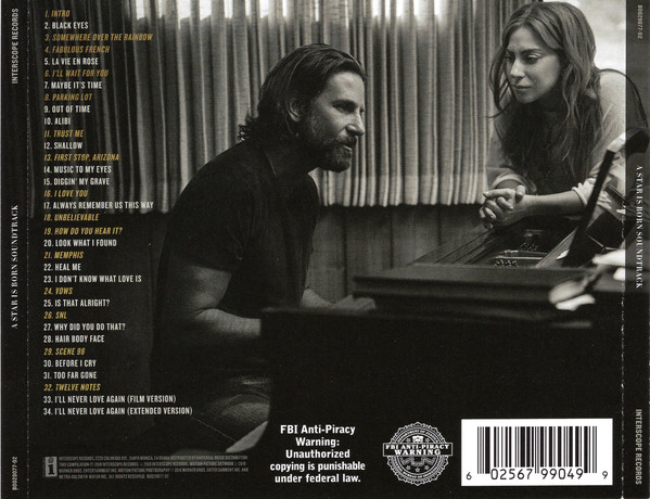 SERGIO DANCE HITS: "A STAR IS BORN (ORIGINAL SOUNDTRACK)(WITHOUT