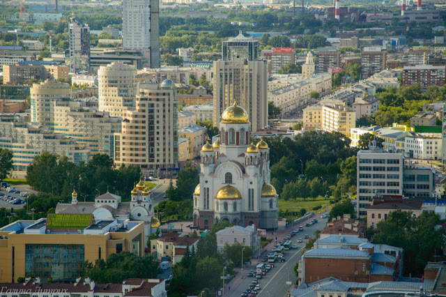 Путешествия: О жизни: Вид с Высоцкого Екатеринбург фото