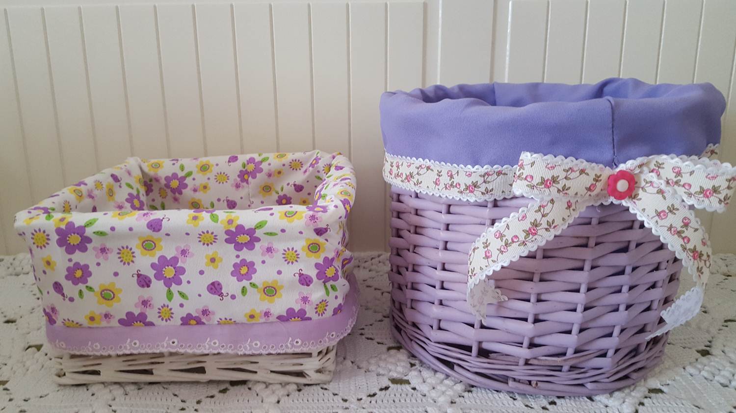 How to line a basket in 15 minutes or less Keeping it Real