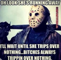 Scary and funny halloween movie quotes oneliners meme pictures