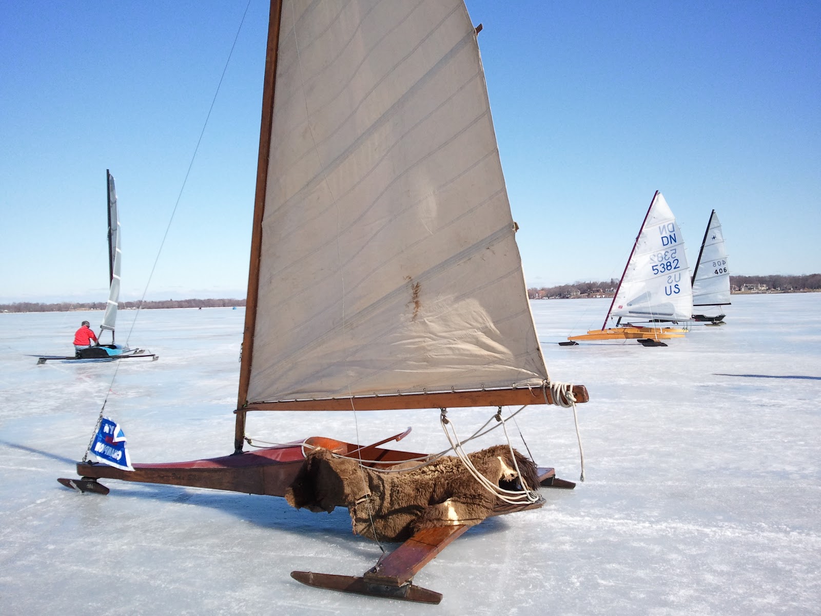 The Crowley Advisor Iceboating on Lake Delavan