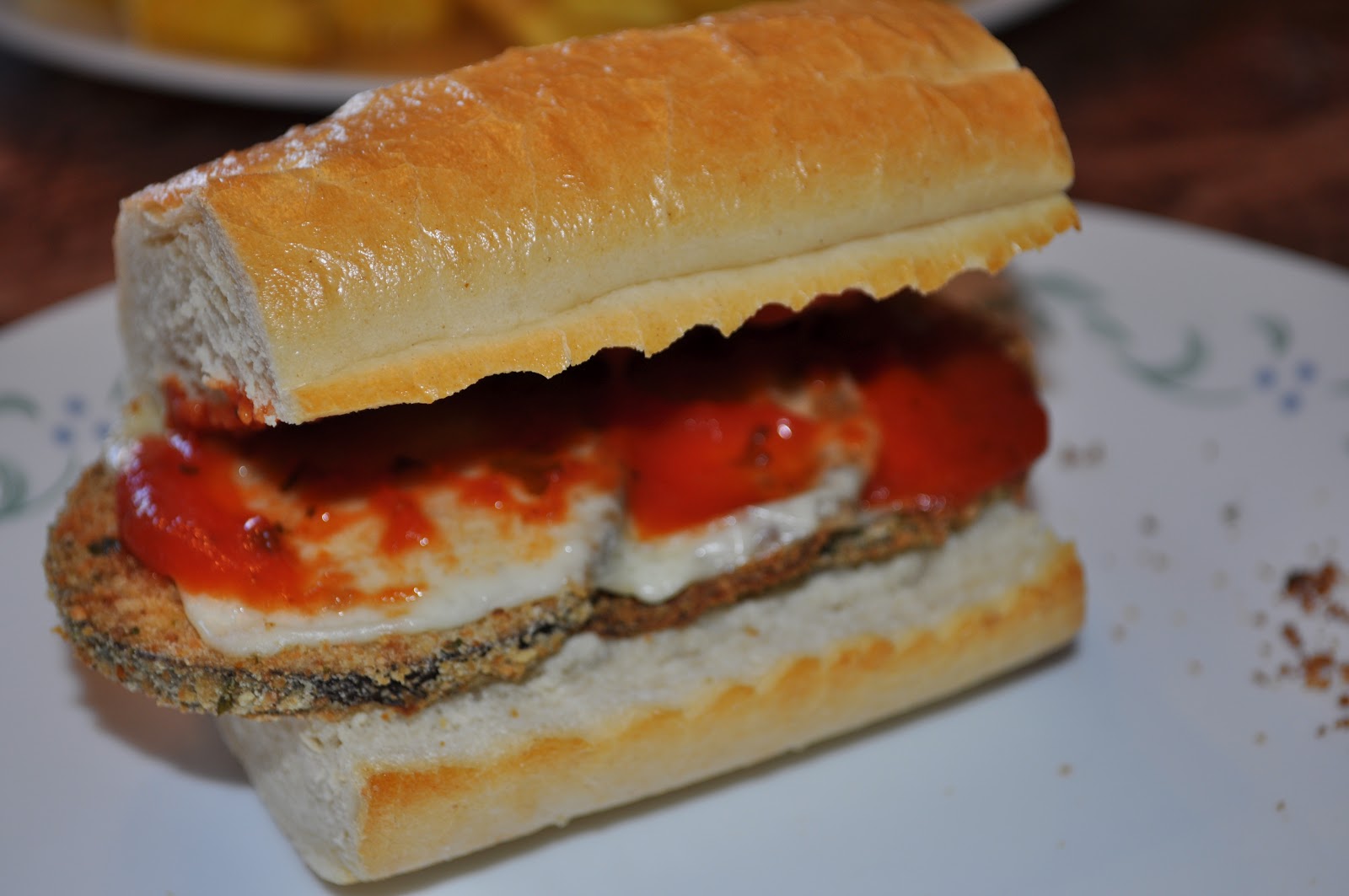 Life in my Kitchen...and beyond 581 Eggplant Parmesan Hero