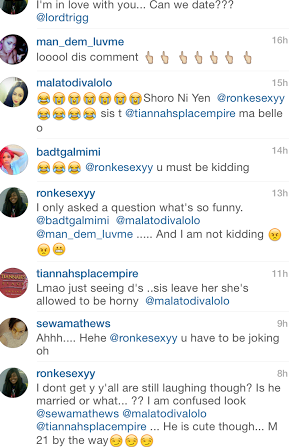 1 Girl toasts Toyin Lawani's baby daddy on instagram, Toyin gets in the comment section