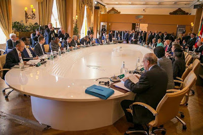 Photos of acting president, Yemi Osinbajo with German chancellor, Angela Merkel, others at the G7 meeting