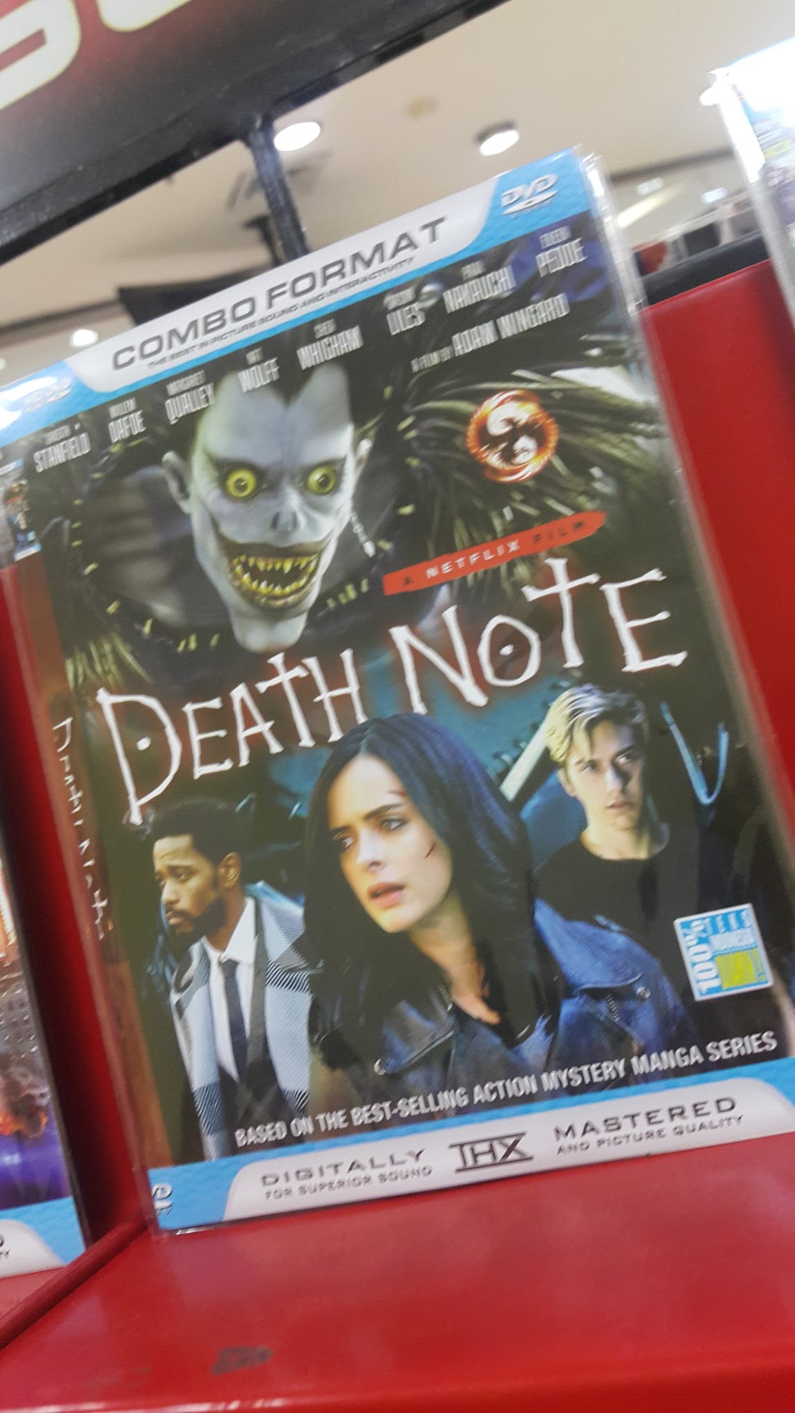 Death Note Hilarious Bootleg Dvd Cover Netflix のハリウッド版実写 デスノート が不評なので 少し面白そうにしてあげた海賊版dvdのジャケット B Side Of Cia