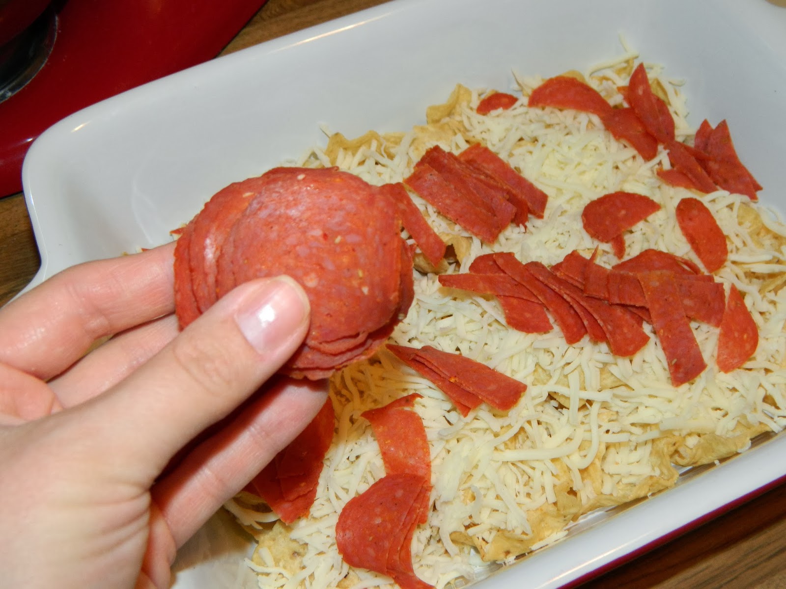 PolkaDotty Place Italian Nachos