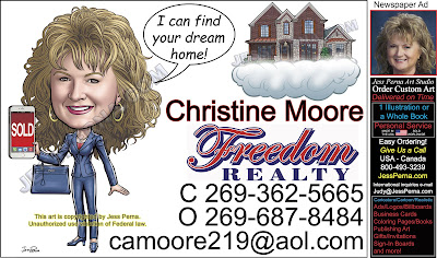 Freedom Realty Business Card Magazine Ad
