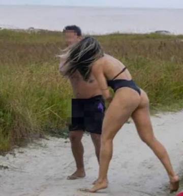 Teen voyeur beach Woman Filmed