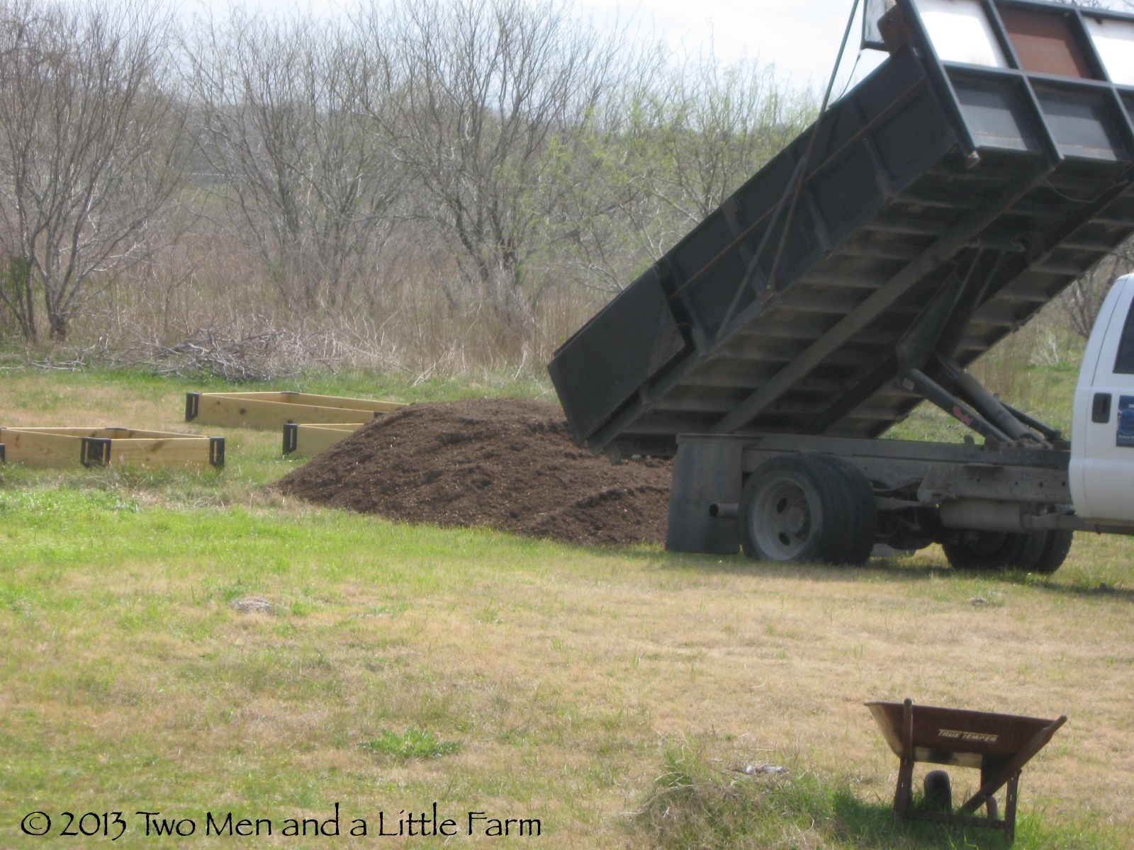 Two Men and a Little Farm RAISED GARDEN BEDS, STEP THREE