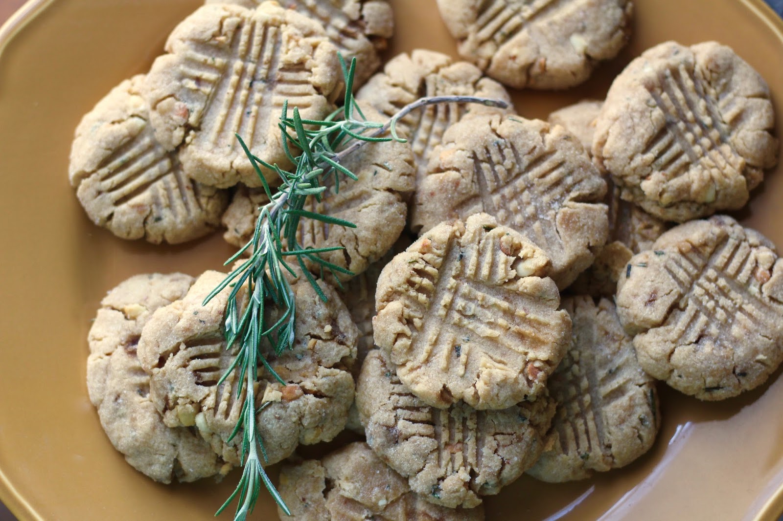 Peanut Butter Rosemary Cookies Diary of a Mad Hausfrau