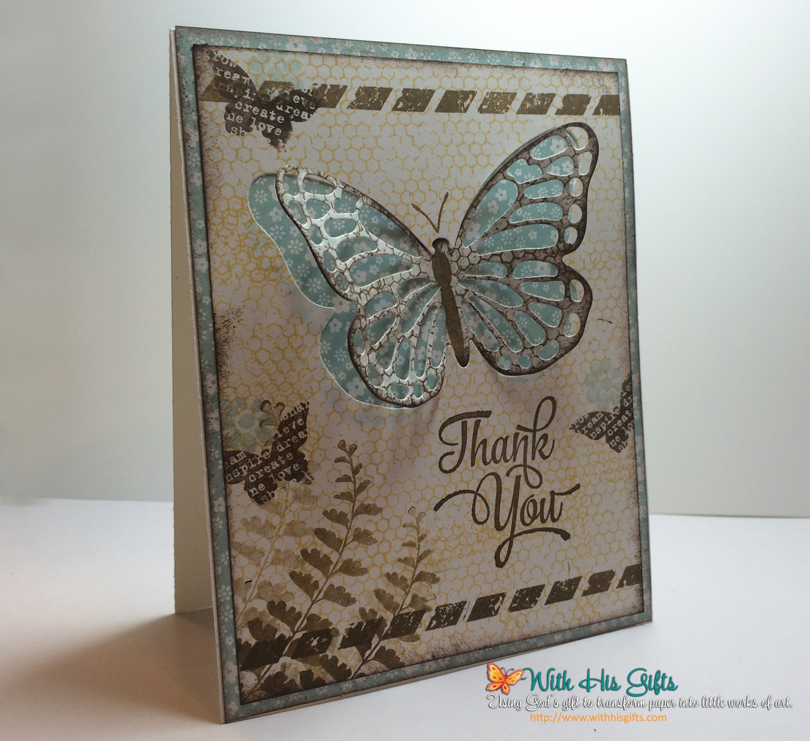 With His Gifts Stampin' Up! Butterfly Basics