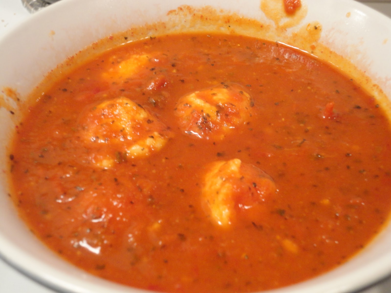 A Pirate's Journey in the Kitchen TomatoBasil Soup with Ricotta Dumplings