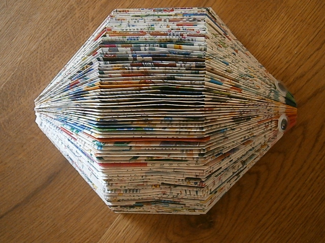 Pétra's Creatieve Creaties: egel gemaakt van een boek