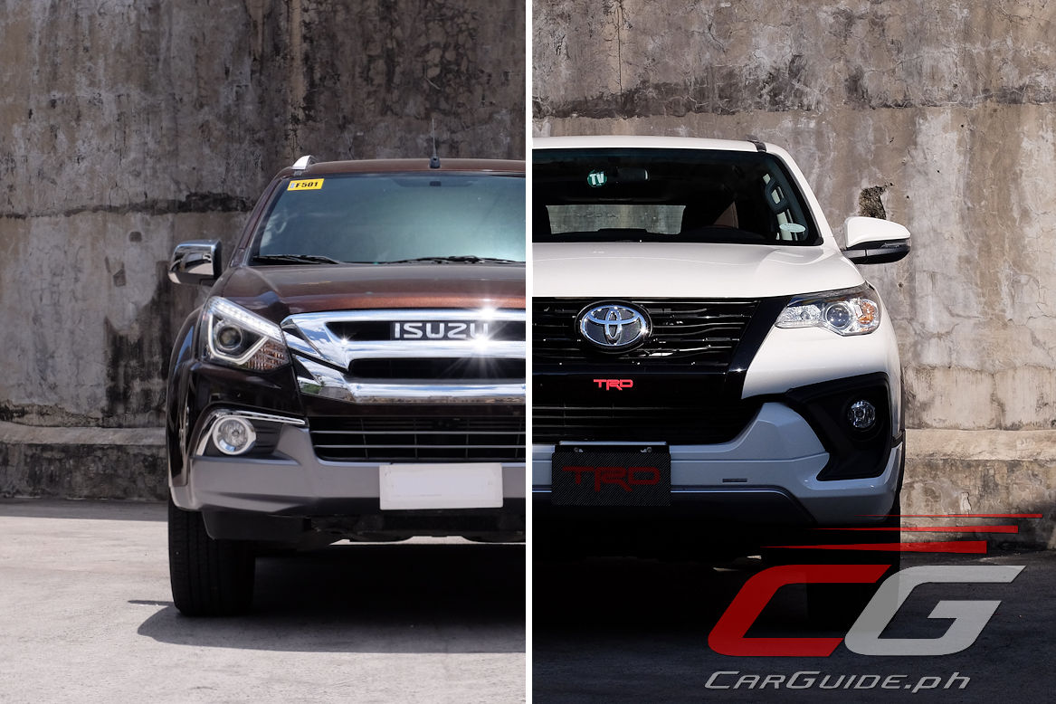 2018 Isuzu Mu X 3 0 Blue Power Vs 2018 Toyota Fortuner 2 4 Trd