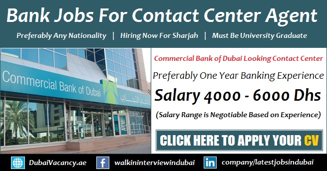 Banking Jobs in Dubai 2018 for Contact Center Agent Latest Vacancy Banking Jobs in Dubai 2018