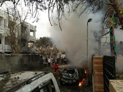 Car bomb damages French embassy in Tripoli, Libya