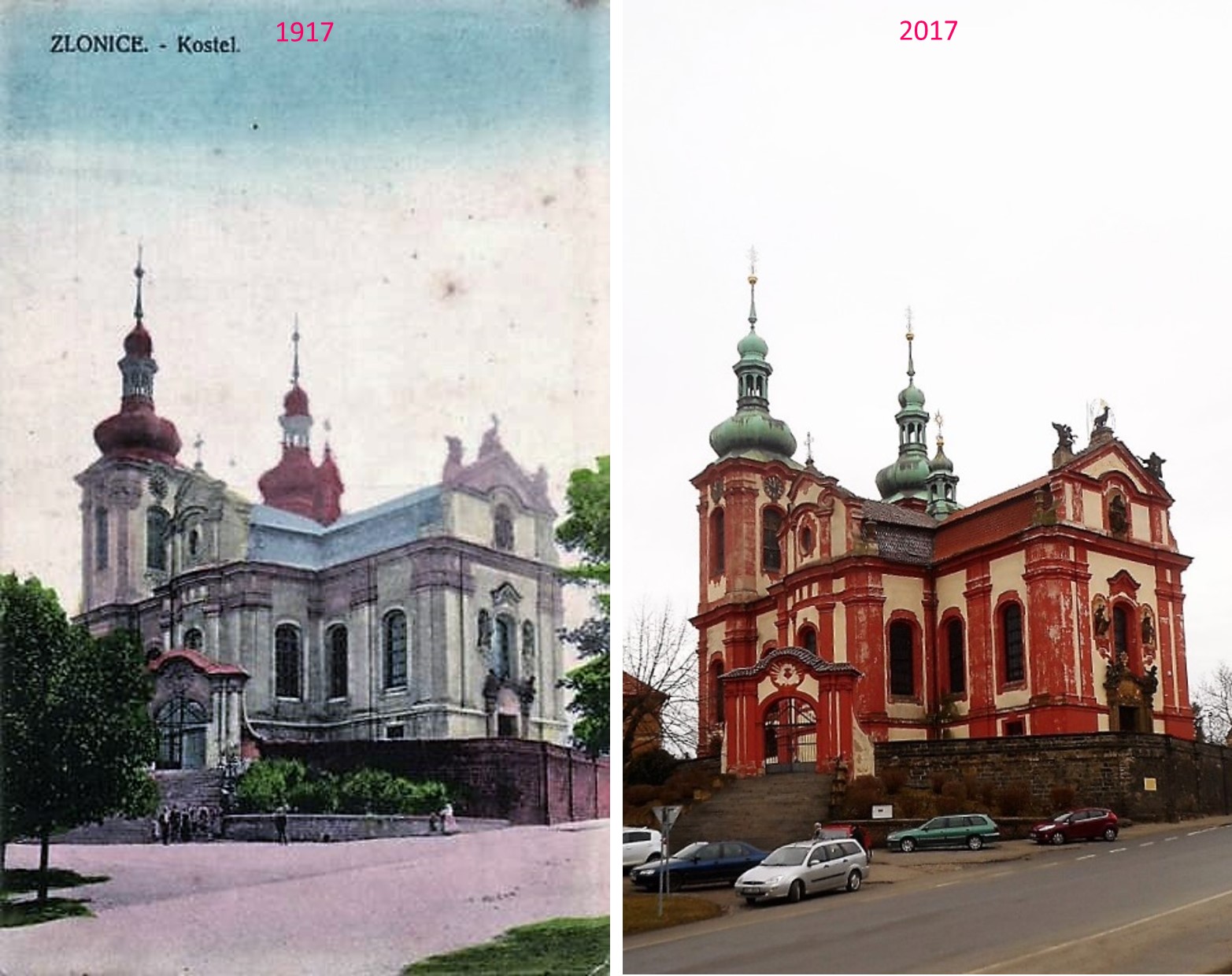 Přehled srovnávacích fotek ZLONICE (Středočeský kraj)