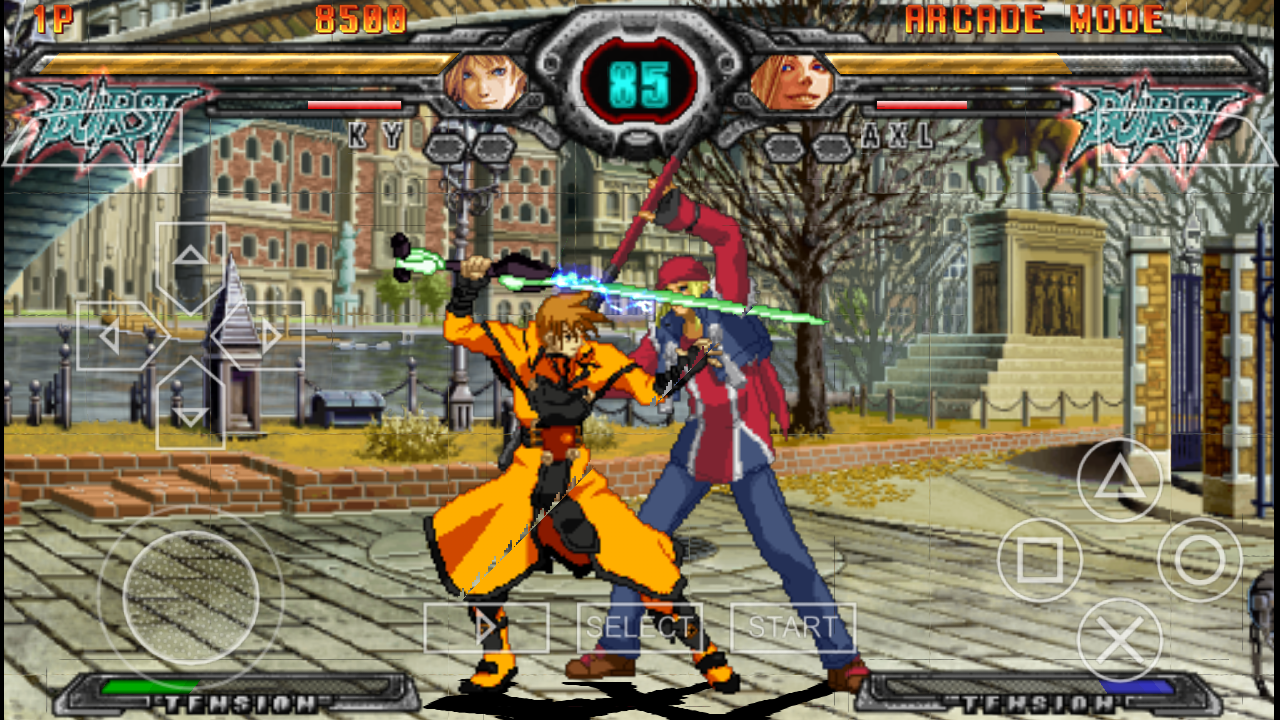 Guilty Gear XX Accent Core Plus PSP ISO Free Download & PPSSPP Setting