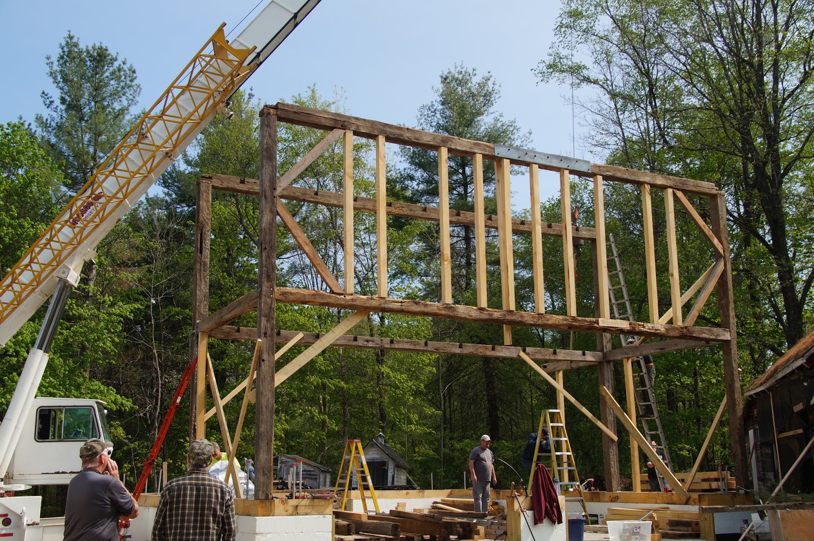 Joe's Vermont Timber Frame Workshop: May 2016