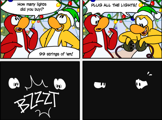 Club Penguin Comics: Club Penguin Happy Holidays Comic