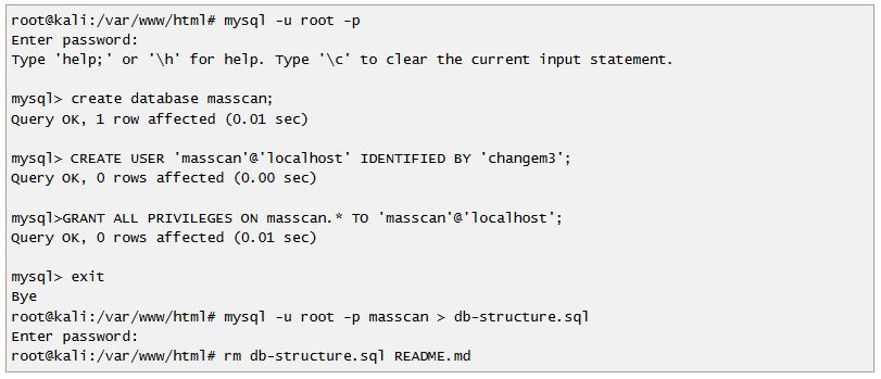 Bilgi Guvenligi Forensic Malware Analysis Masscan Web Interface
